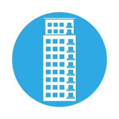 amblem apartmanın çizgi etiket