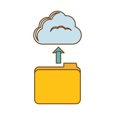 veritabanı depolama simgesini resim tasarım