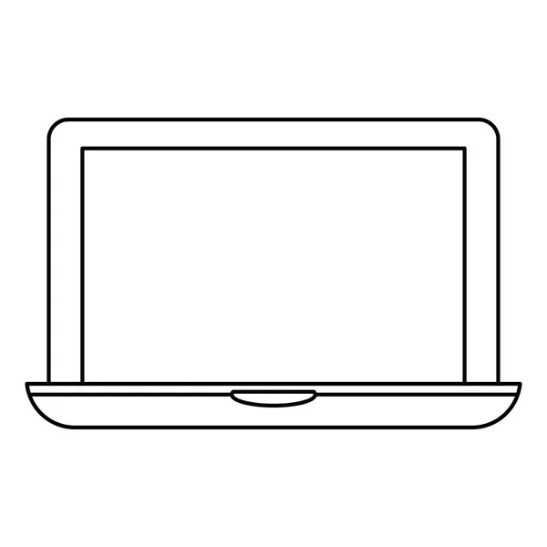 Figura conectada icono de la computadora diseño de imagen — Vector de stock