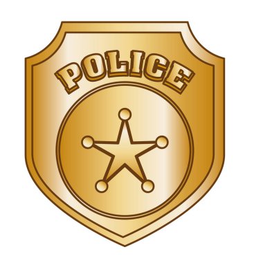 Bronz polis rozeti simge görüntüsü