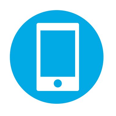 Modern cep telefonu simge görüntüsü