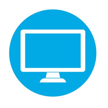 bilgisayar frontview simge görüntüsü