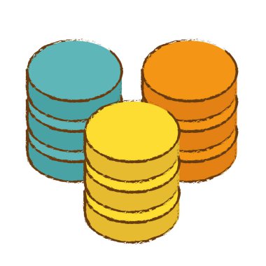 veri merkezi depolama simge görüntüsü