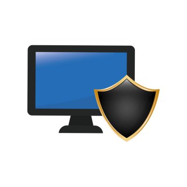 Dijital veya internet securityicon görüntü