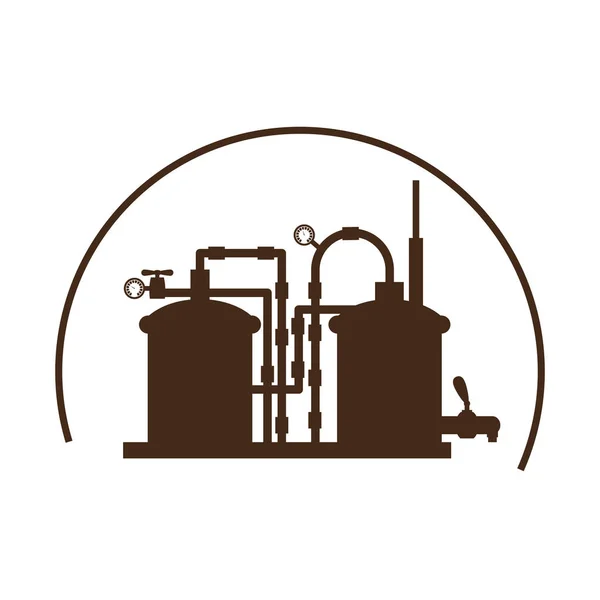 Pivní tanky ikonu obrázek design — Stockový vektor