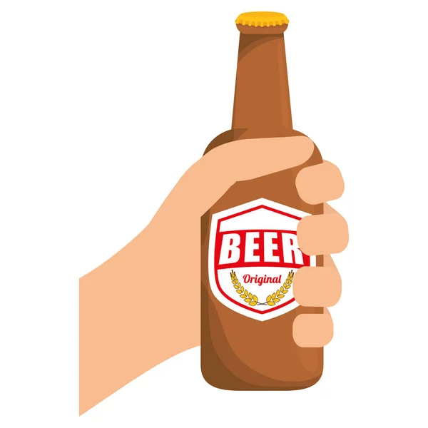 Bira el simgesi tasarım — Stok Vektör