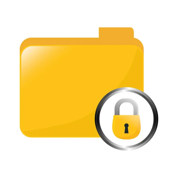 Digital or internet securityicon image — Stock Vector