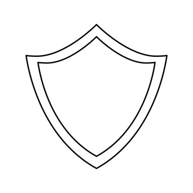 şekil kalkan simgesi görüntü tasarım