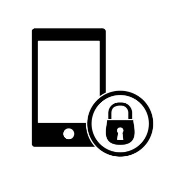 akıllı telefon kilit sunucu afiş simgesi