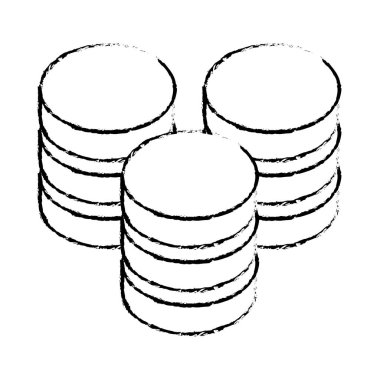 veri depolama iki sesi düğme simge görüntüsünü Merkezi