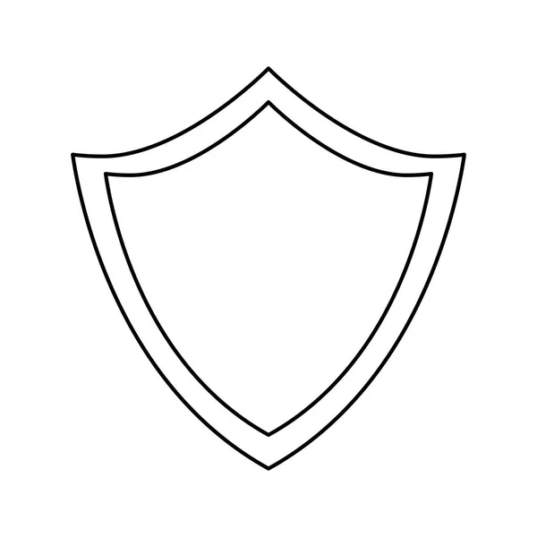 Figura icono escudo diseño de imagen — Vector de stock