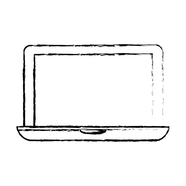 Diseño de imagen de icono de ordenador conectado — Vector de stock