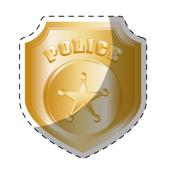 Poliisin ikoni kuva — vektorikuva