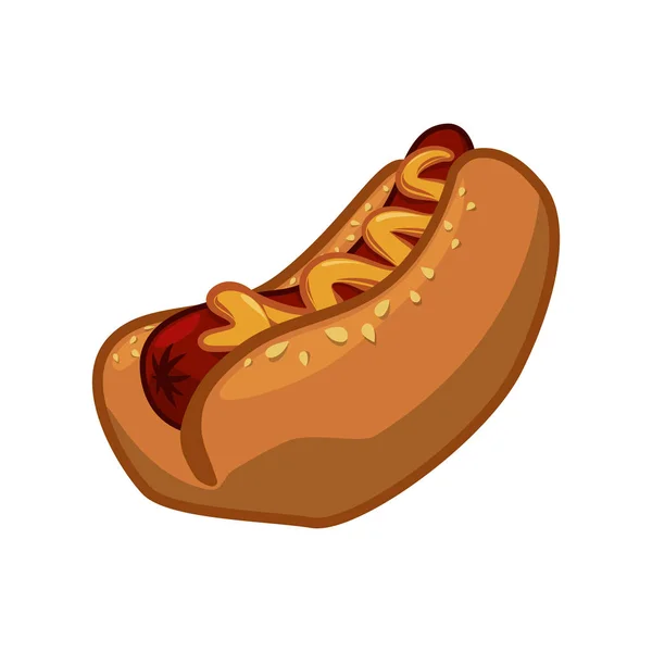 Imagen icono de comida rápida — Vector de stock