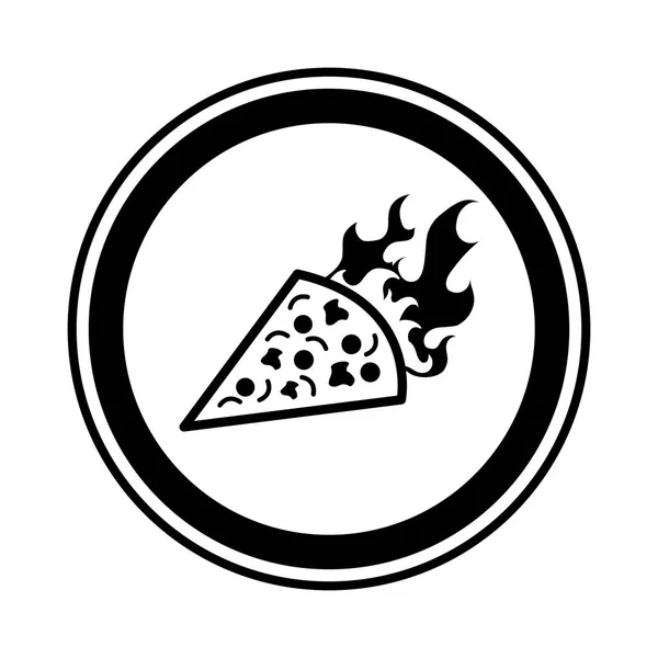 Imagen icono de comida rápida — Vector de stock