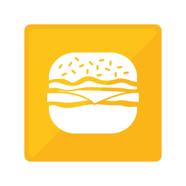 Fastfood pictogramafbeelding — Stockvector