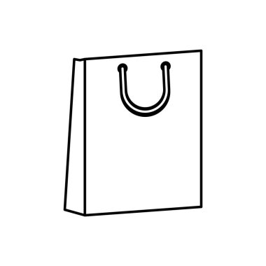 alışveriş çantası izole