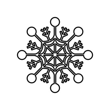 Kar tanesi kış sembolü