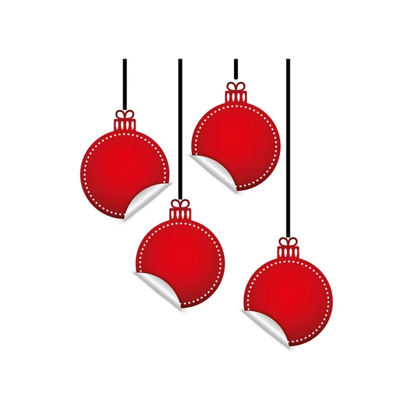 Natale simbolo decorativo — Vettoriale Stock
