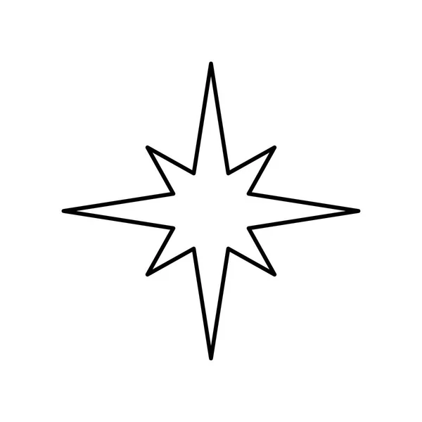 Symbole décoratif de Noël — Image vectorielle