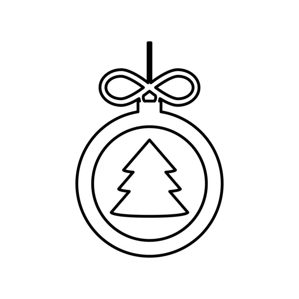 Karácsonyi dekorációs szimbólum — Stock Vector