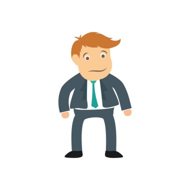 Başarılı bir iş adamı çizgi film