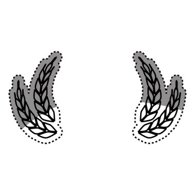 Çelenk süs yaprakları