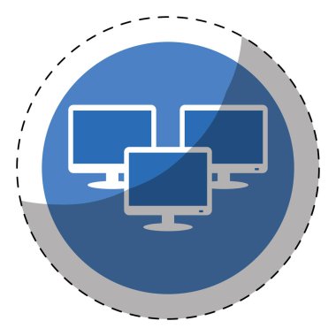 Teknik Servis bilgisayarlar simgesini