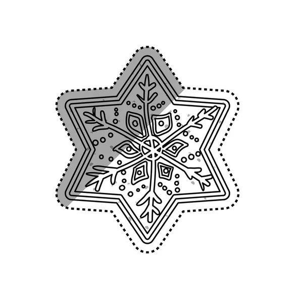 Рождественский декоративный символ — стоковый вектор