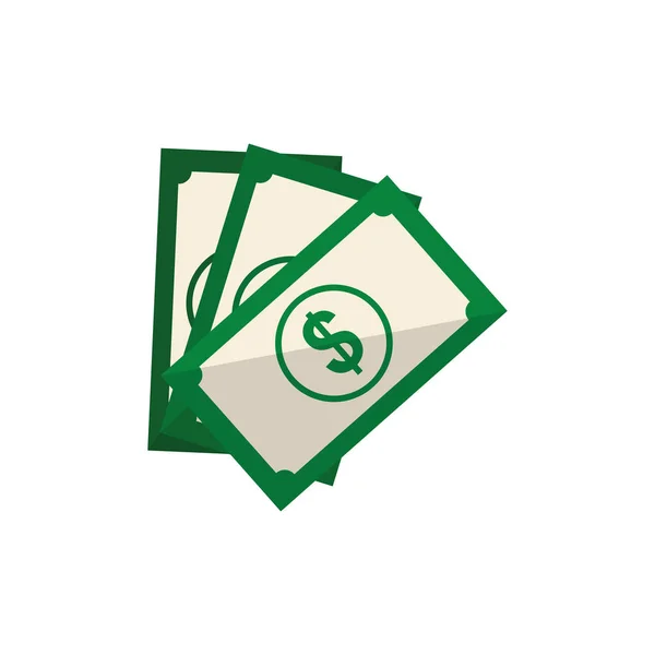 Billets d'argent — Image vectorielle