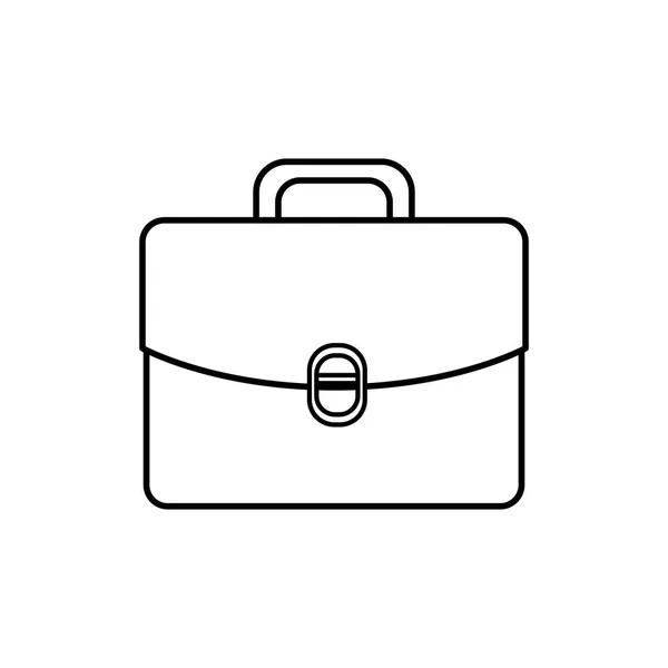 Business briefcase geïsoleerd — Stockvector