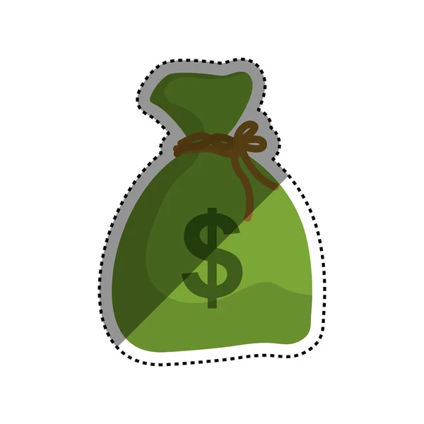 Bolsa de dinero — Vector de stock