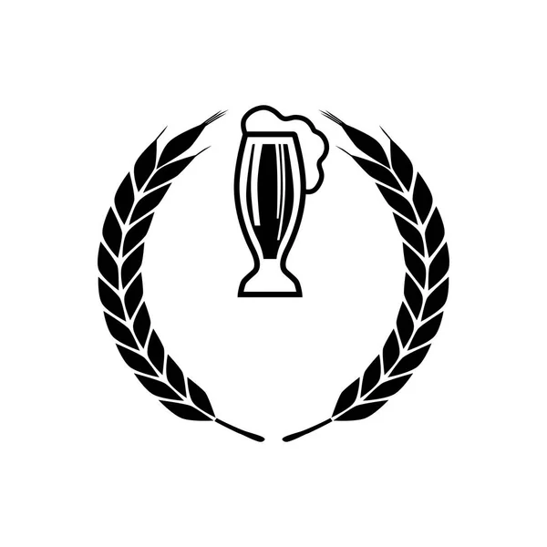 啤酒和啤酒厂的概念 — 图库矢量图片
