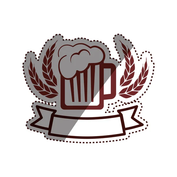 Концепция пива и пивоварни — стоковый вектор