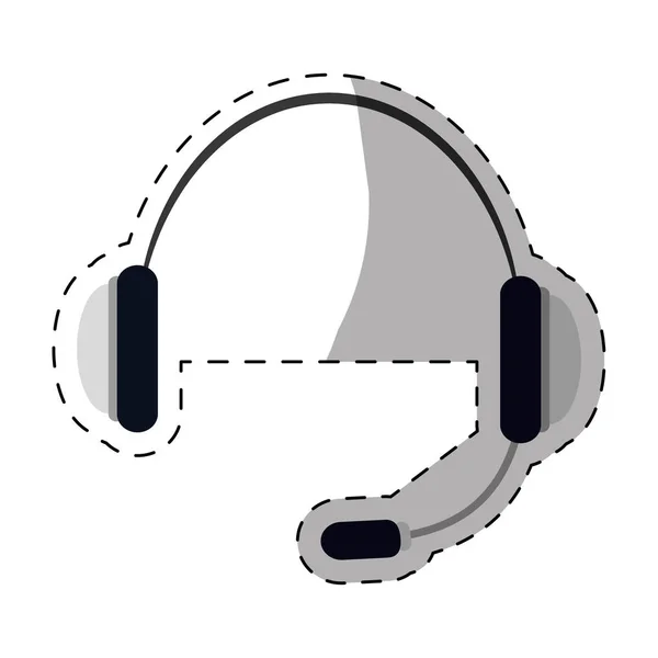 Headphone service repair icon — Stock Vector