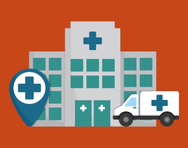 tıbbi bakım simge görüntüsü