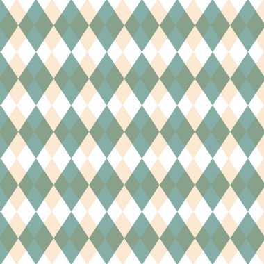 Yeşil geometrik seamless modeli dekoratif