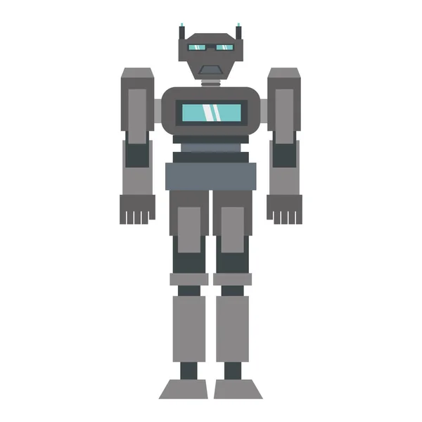 Robot tecnología de ciencia de la máquina — Vector de stock