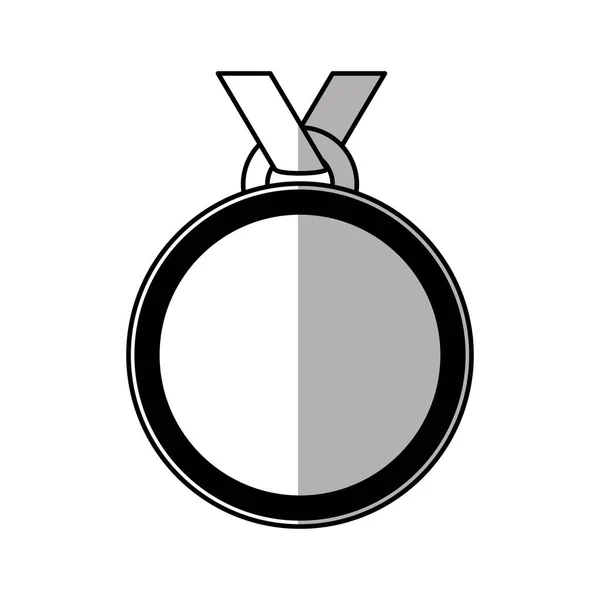 Medalha campeão campeão sombra — Vetor de Stock