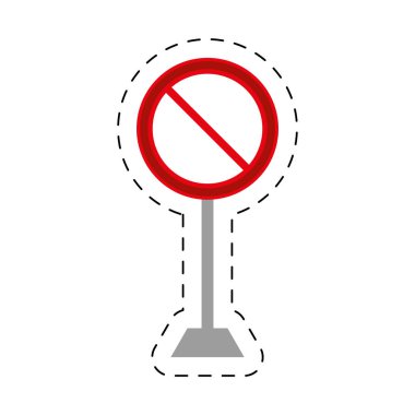 trafik işareti yol kutup yasaktır