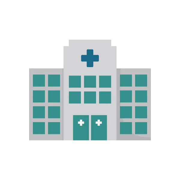 Kórház Orvosi egészségügyi épület — Stock Vector