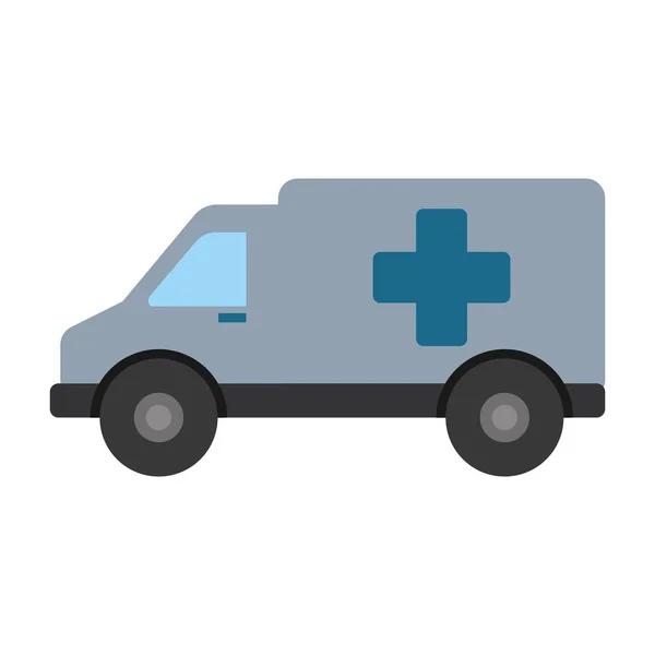 Ambulancia emergencia clínica ayuda transporte — Vector de stock