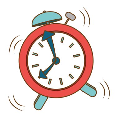 Kırmızı alarm saati simge görüntüsü
