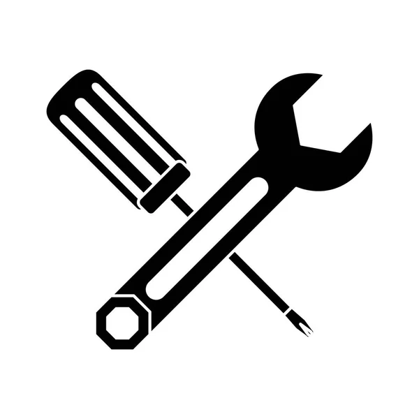 Ikone der technischen Werkstatt — Stockvektor