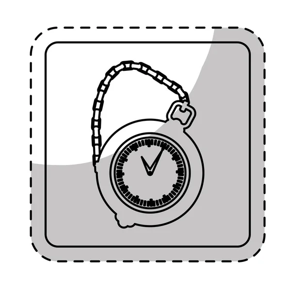 Icône de montre de poche image — Image vectorielle