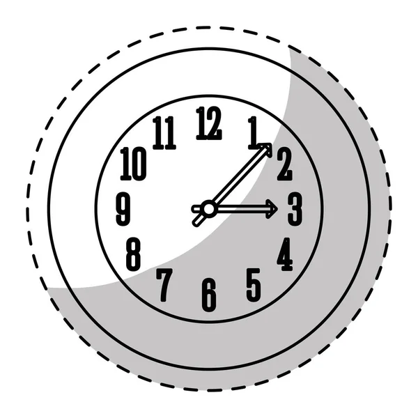 Wall clock icon image — Stock Vector