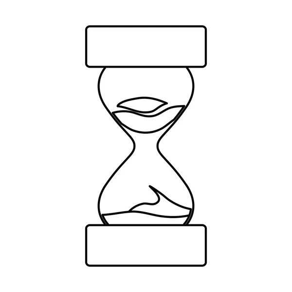 Timme glas ikon bild — Stock vektor