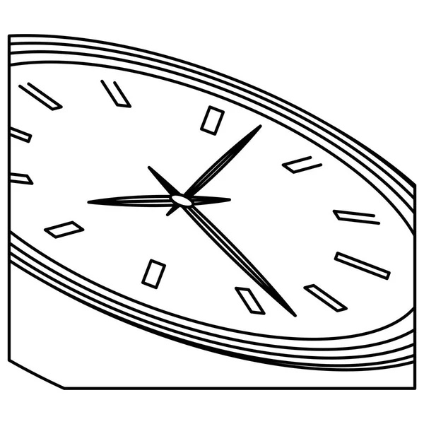 Symbolbild der runden Wanduhr — Stockvektor