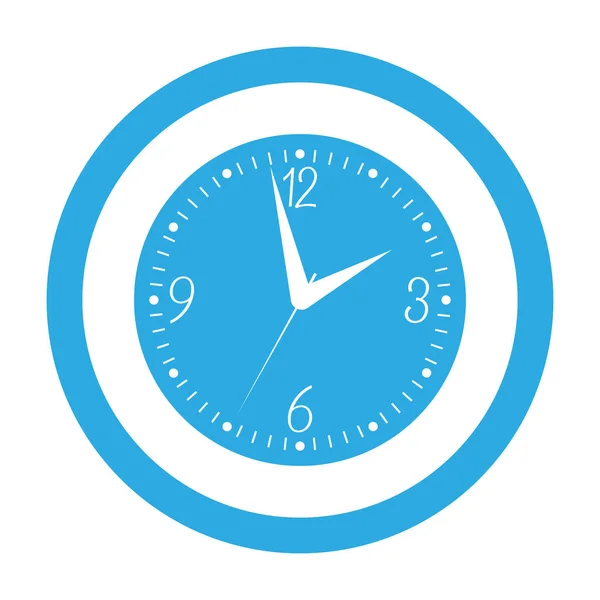 Imagen redonda reloj de pared icono — Vector de stock