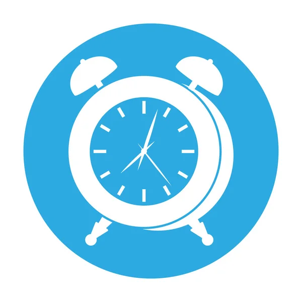 Imagen icono reloj despertador — Vector de stock